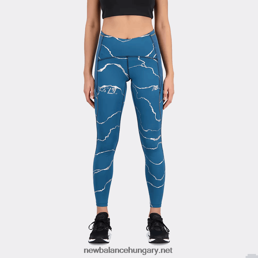 New Balance 6XH8F03188 nők londoni elfogadás printed impact run tight