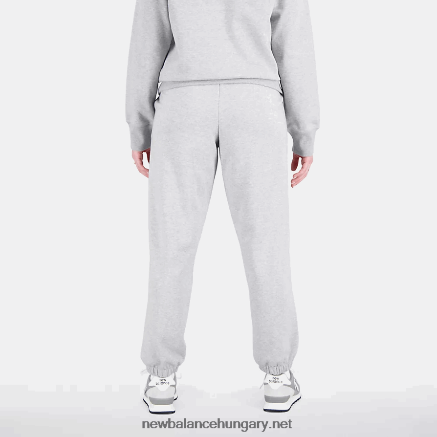 New Balance 6XH8F0582 nők Essentials halmozott logós francia frottír melegítőnadrág