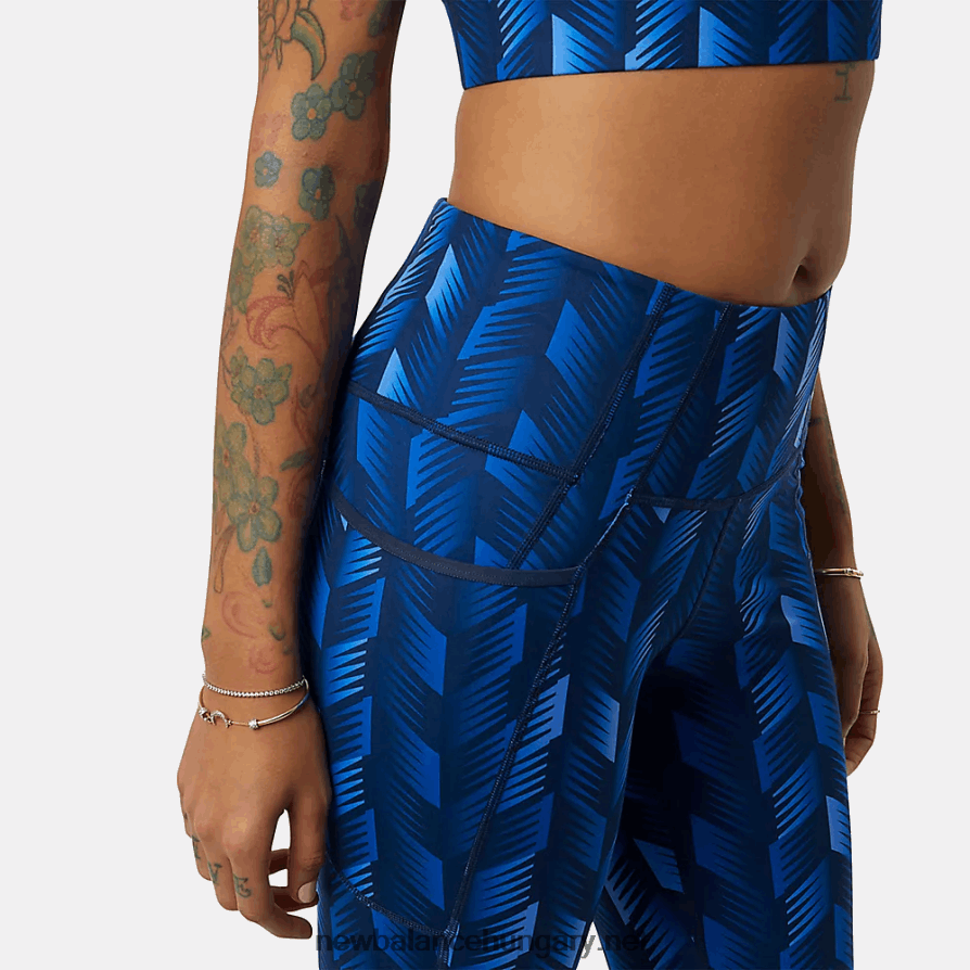 New Balance 6XH8F06834 nők formapajzs 7/8 magas, nyomott zsebben feszes