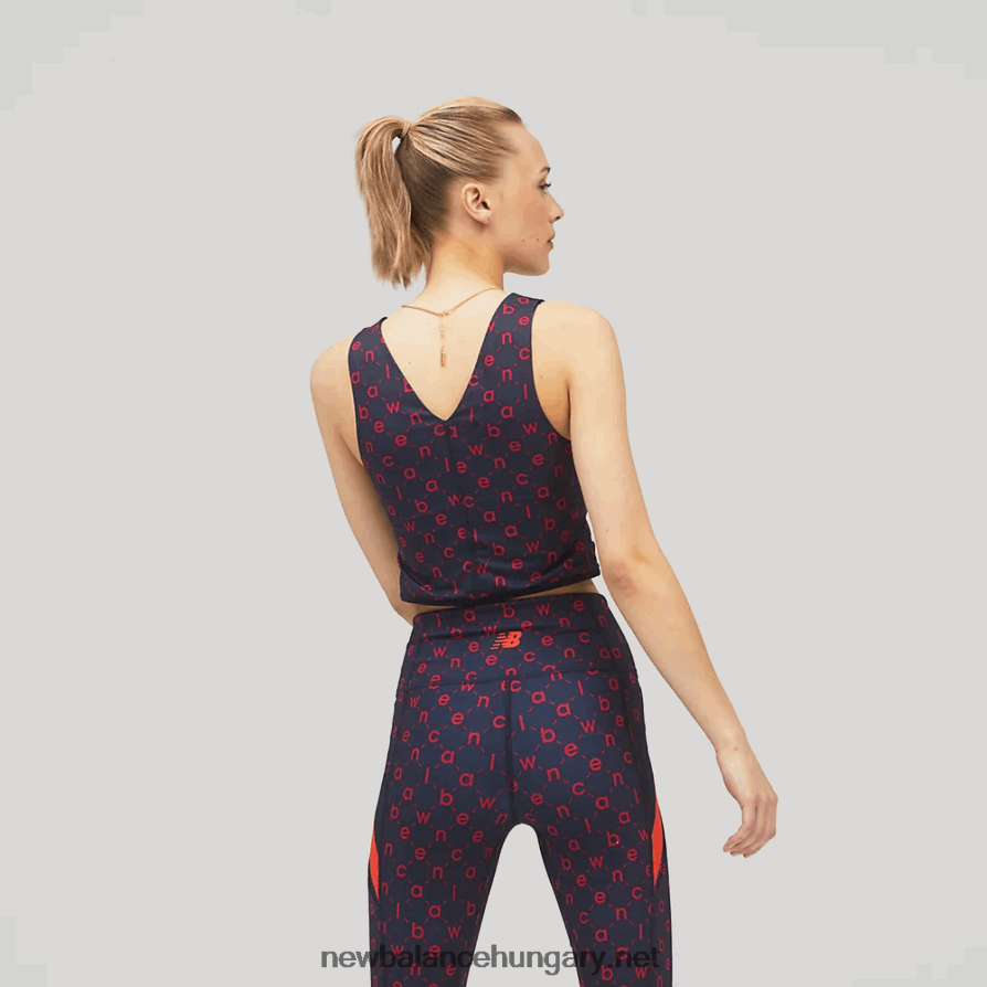 6XH8F02653 nők transform nbsleek nyomtatott crop top