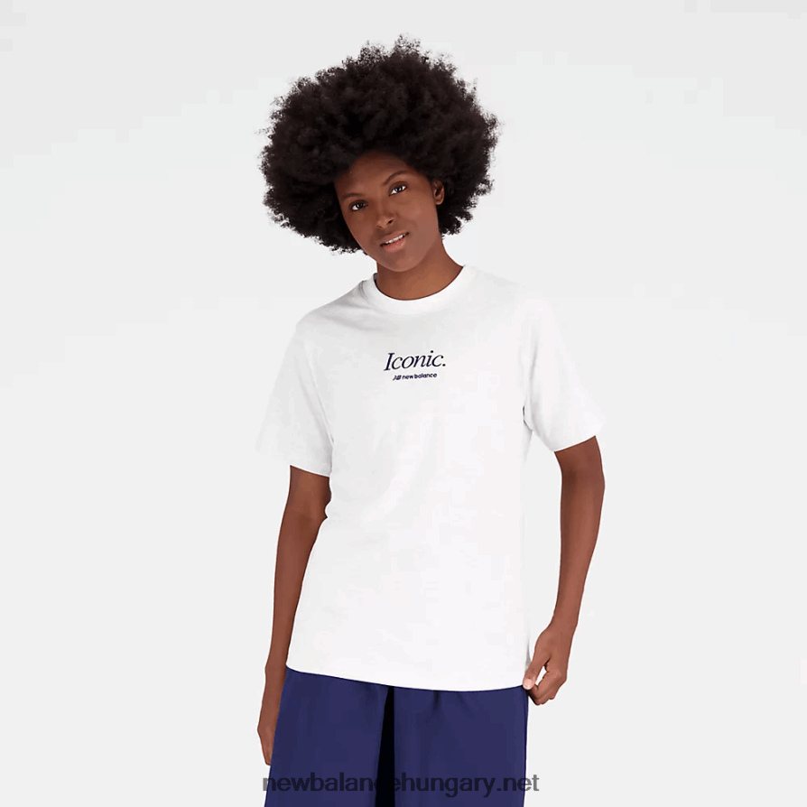 6XH8F03208 nők nb Athletics ikongrafikus póló