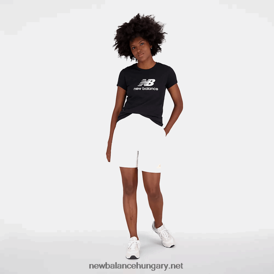 6XH8F03267 nők nb essentials halmozott logós póló