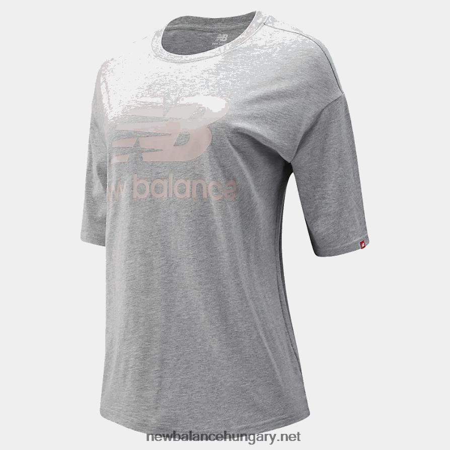 6XH8F03270 nők nb essentials halmozott logós póló