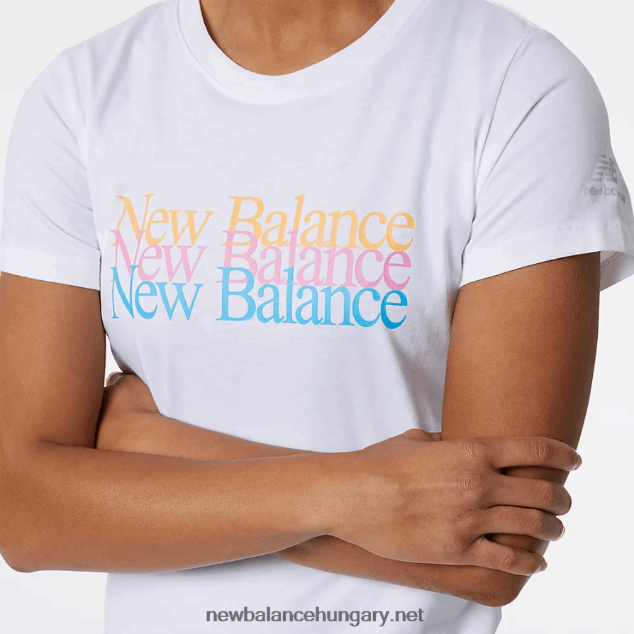 6XH8F03293 nők nb essentials ünnepeljük pólót