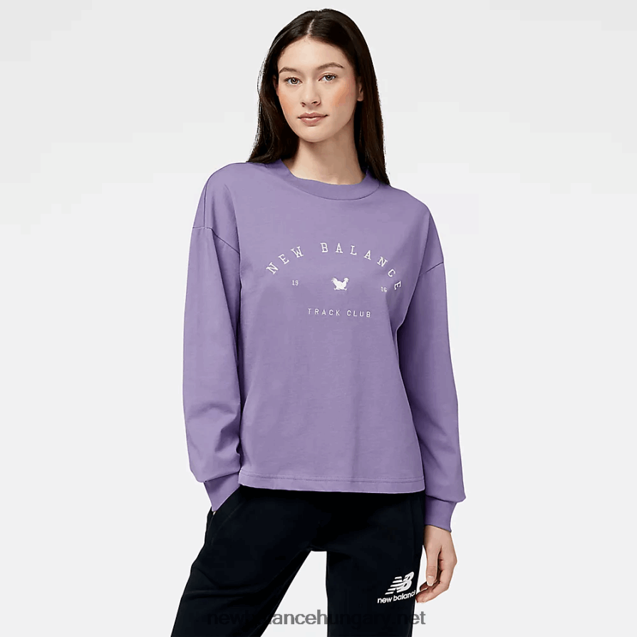 6XH8F03342 nők nb Athletics Track Club hosszú ujjú póló