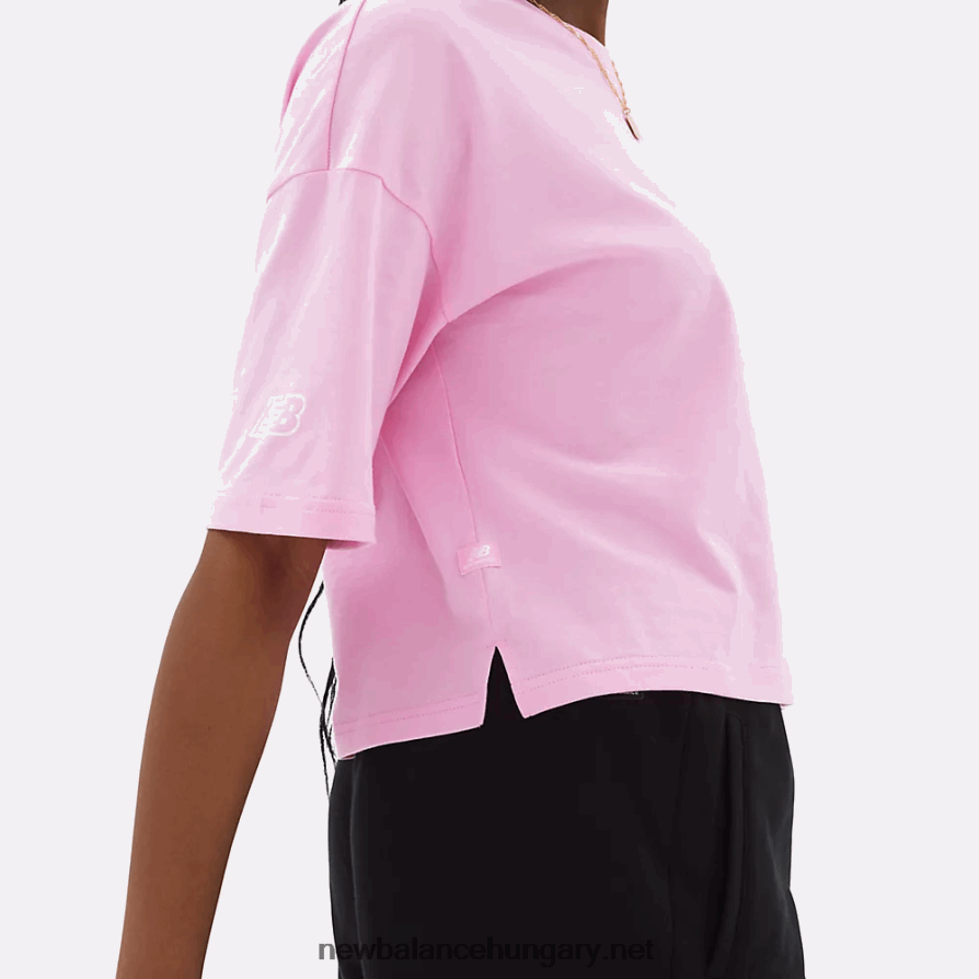 6XH8F03361 nők nb essentials grafikus póló