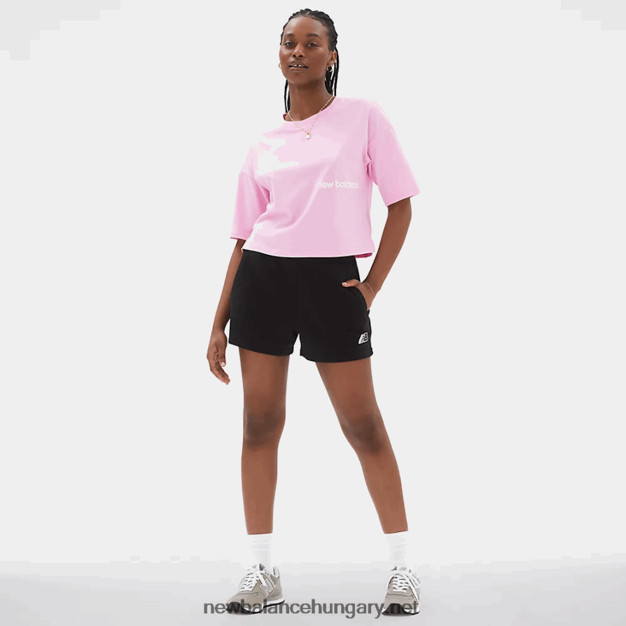 6XH8F03361 nők nb essentials grafikus póló