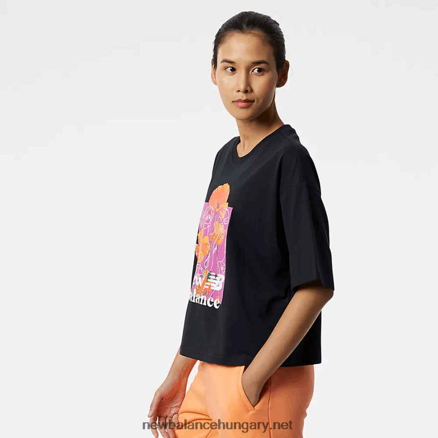 6XH8F03478 nők nb essentials szuper virágos póló