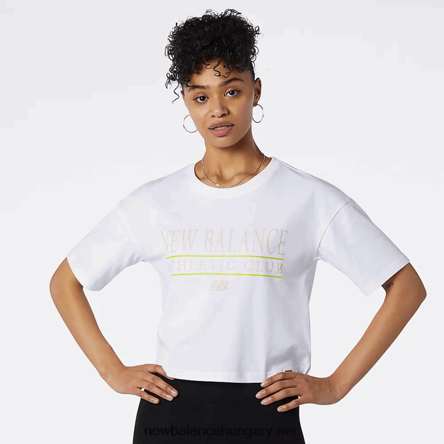 6XH8F03504 nők nb essentials athletic club boxy póló