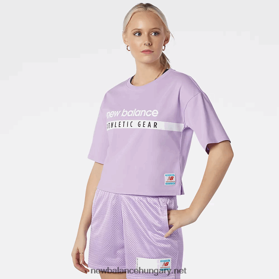 6XH8F03572 nők nb essentials field day boxy póló