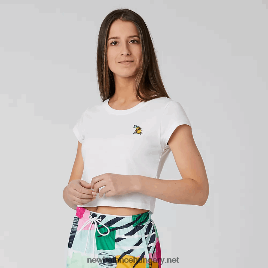 6XH8F03587 nők nb athletics tropics script póló