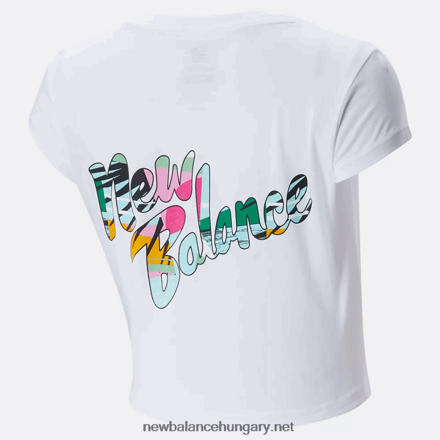 6XH8F03587 nők nb athletics tropics script póló