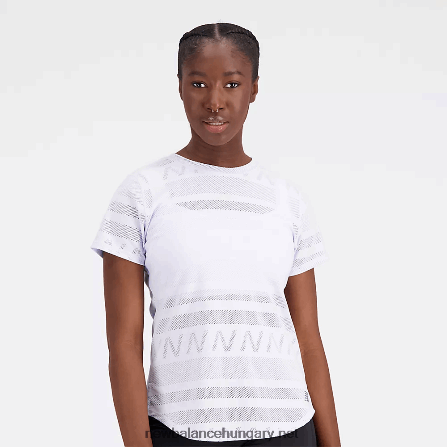 New Balance 6XH8F02457 nők q speed jacquard rövid ujjú