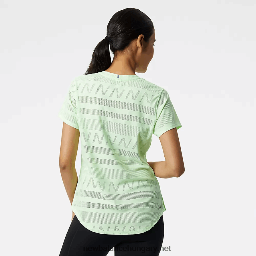 New Balance 6XH8F02460 nők q speed jacquard rövid ujjú