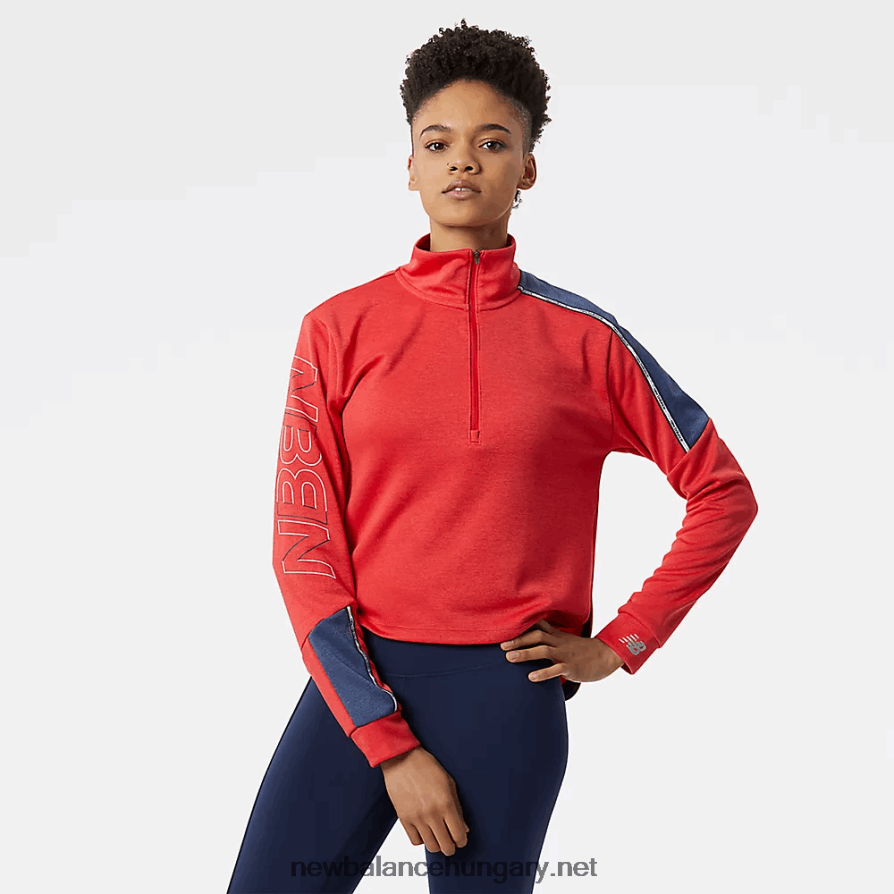 New Balance 6XH8F02497 nők felgyorsítja a pacer fél zip