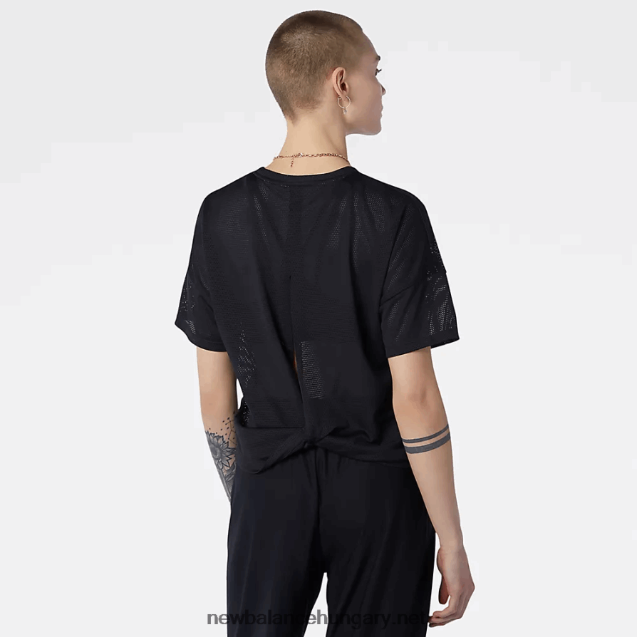 New Balance 6XH8F02641 nők achiever kulcslyuk hátsó grafikus póló