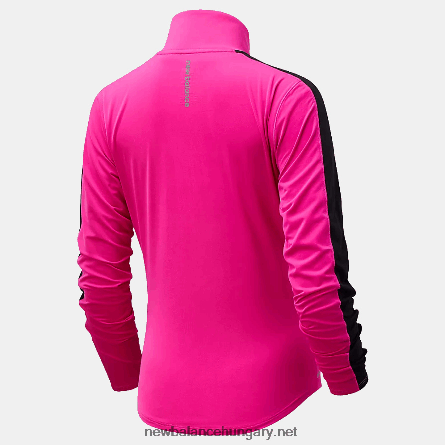 New Balance 6XH8F02655 nők gyorsítsa fel a félcipzáras pulóvert