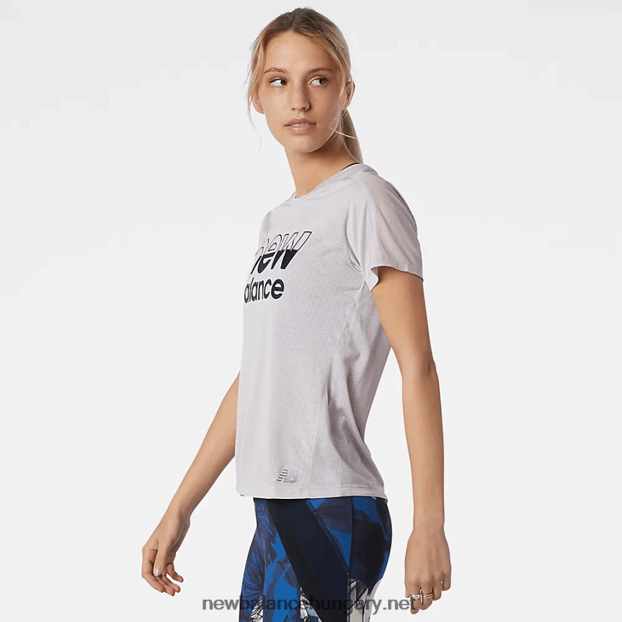 New Balance 6XH8F02674 nők nyomott ütési futó rövid ujjú