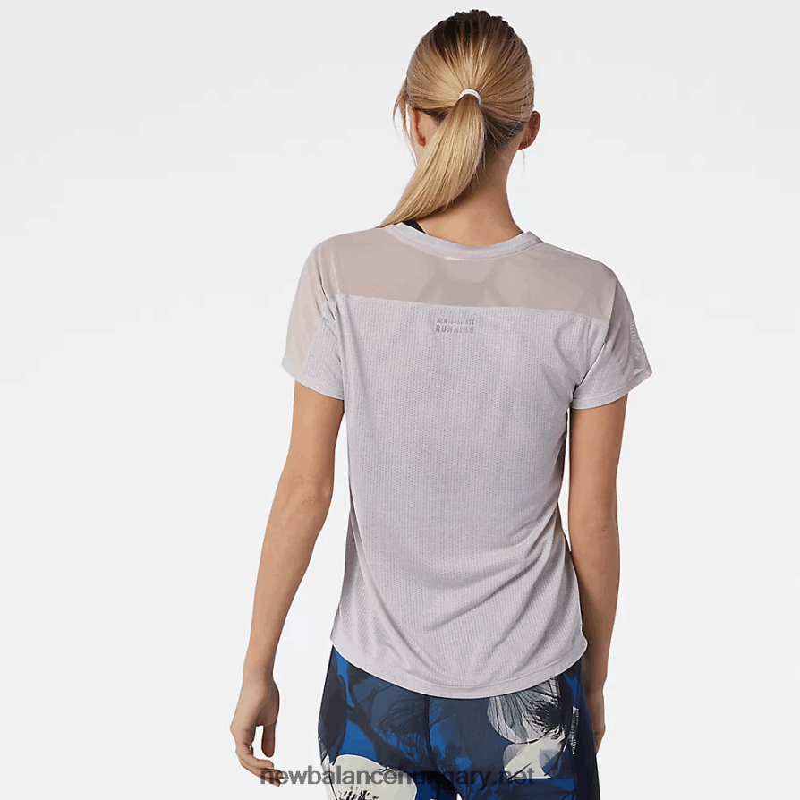 New Balance 6XH8F02674 nők nyomott ütési futó rövid ujjú