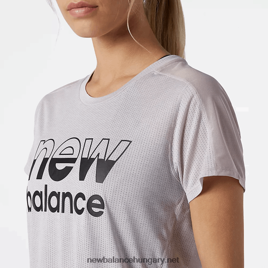 New Balance 6XH8F02674 nők nyomott ütési futó rövid ujjú