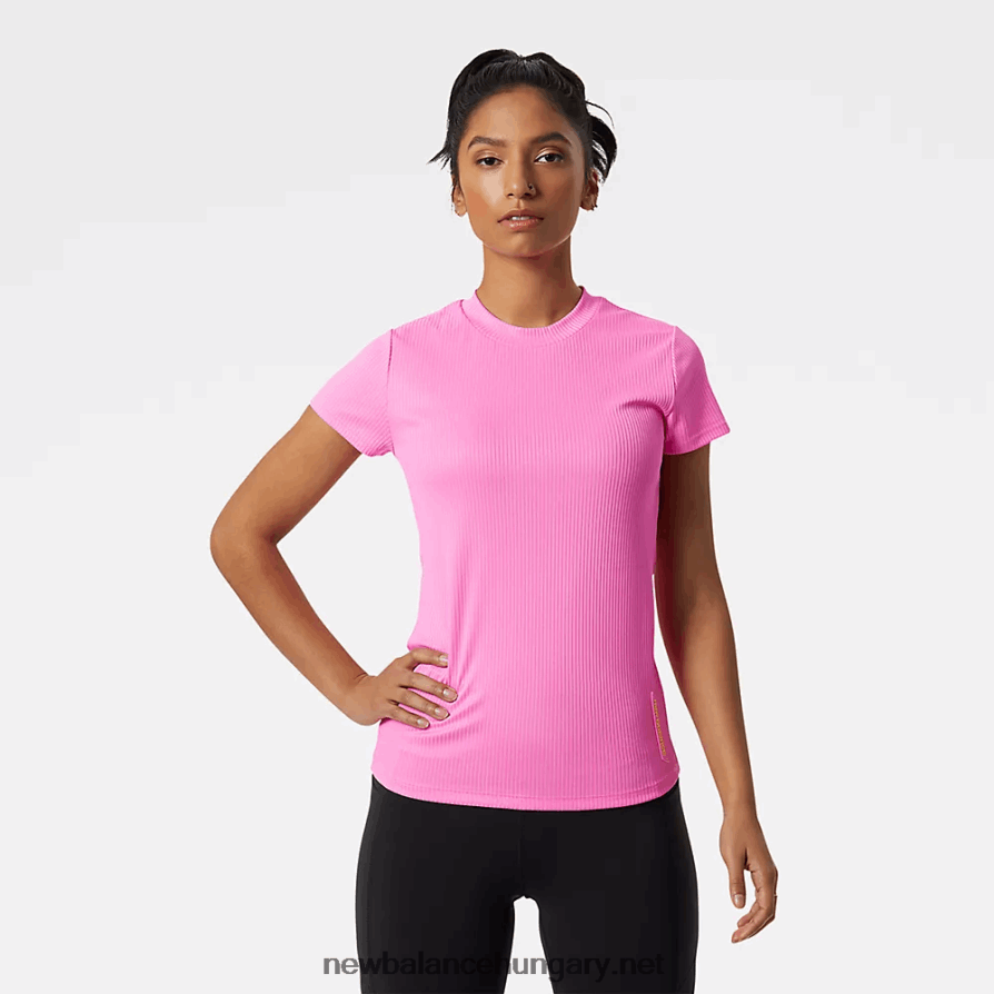 New Balance 6XH8F02792 nők tökéletes bordás póló