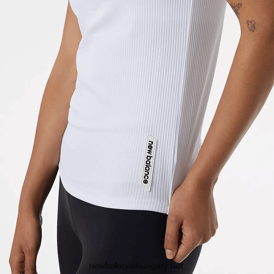 New Balance 6XH8F02793 nők tökéletes bordás póló