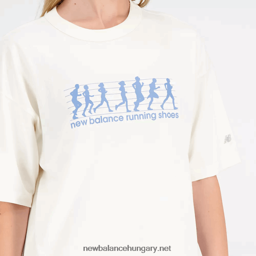 New Balance 6XH8F03225 nők athletics remastered pamut jersey oversize póló