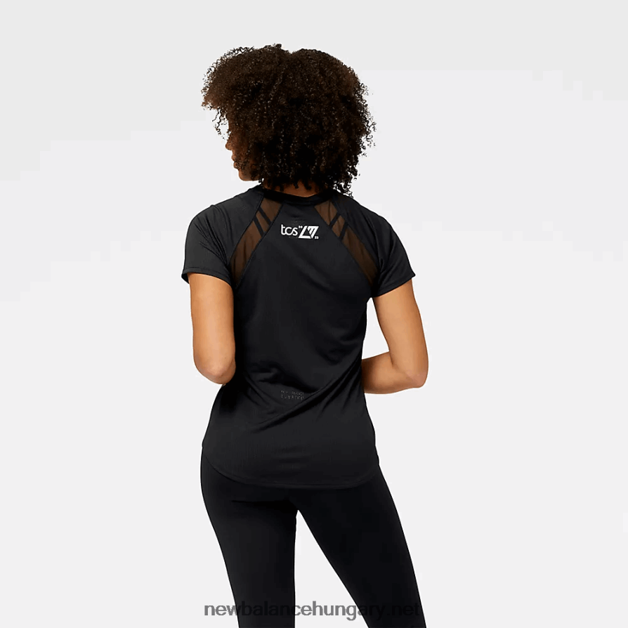 New Balance 6XH8F03226 nők londoni kiadás nyomtatott impakt futás rövid ujjú