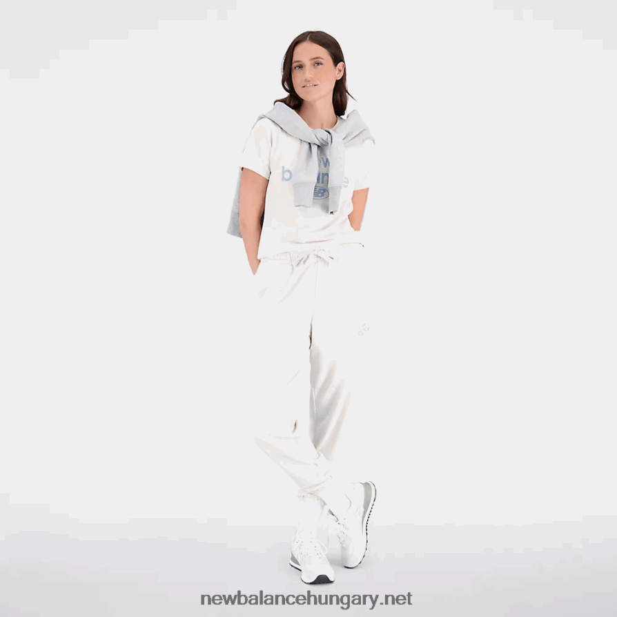 New Balance 6XH8F03242 nők Essentials újragondolt archívum pamut dzsörzé athletic fit póló