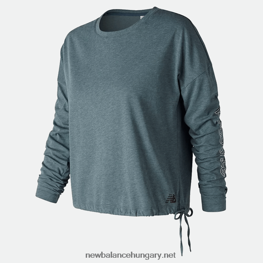 New Balance 6XH8F03600 nők heather tech hosszú ujjú