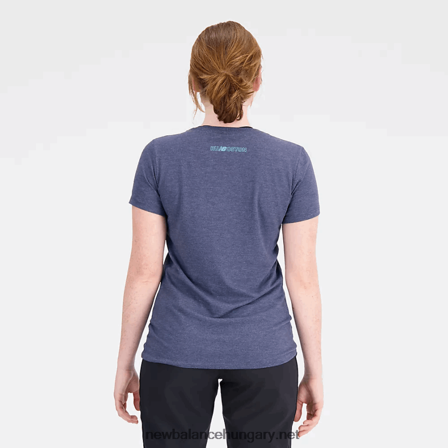 New Balance 6XH8F05742 nők Boston Bridge grafikus póló