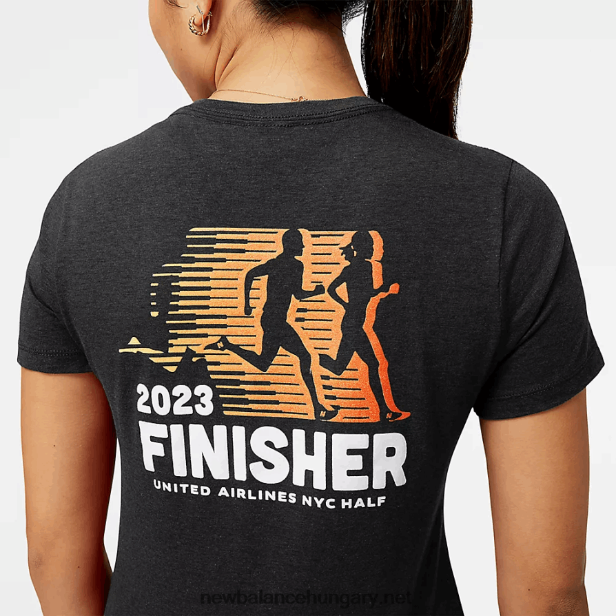 New Balance 6XH8F05758 nők United Airlines nyc half finisher grafikus rövid ujjú