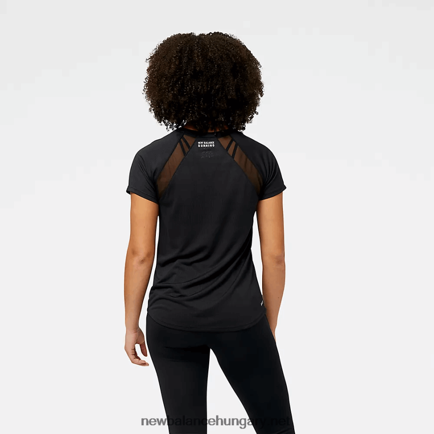 New Balance 6XH8F05795 nők united Airlines nyc half impact run short sleeve
