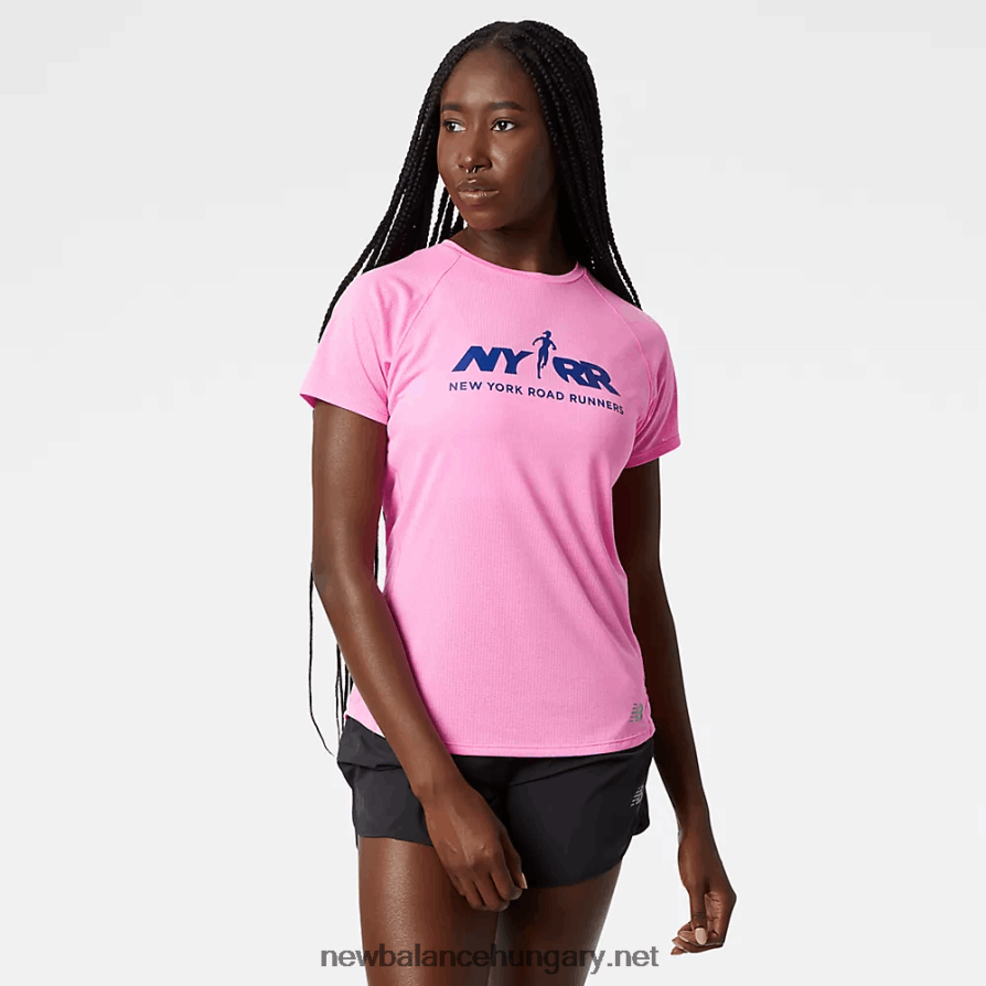 New Balance 6XH8F05886 nők run for life impact run grafikus rövid ujjú