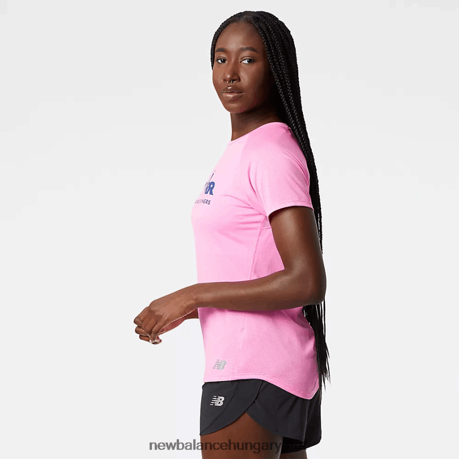 New Balance 6XH8F05886 nők run for life impact run grafikus rövid ujjú