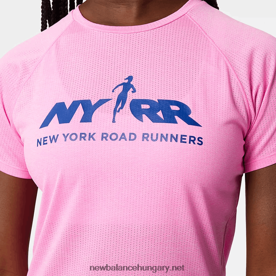 New Balance 6XH8F05886 nők run for life impact run grafikus rövid ujjú