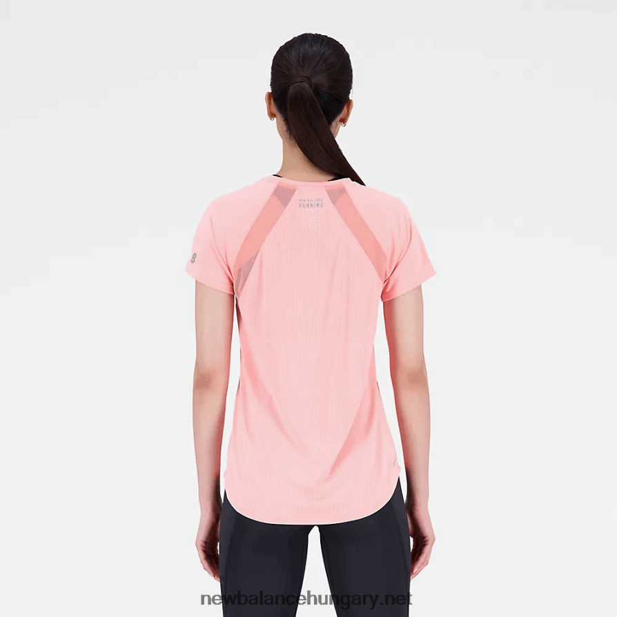 New Balance 6XH8F0614 nők nyomott ütési futó rövid ujjú