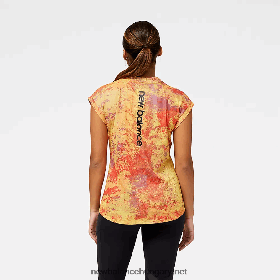 New Balance 6XH8F06780 nők ütési futás az n-szellőző rövid ujjú felsőnél