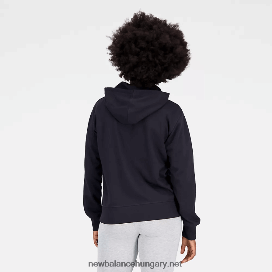 6XH8F03164 nők nb essentials halmozott logós teljes cipzáras pulcsi