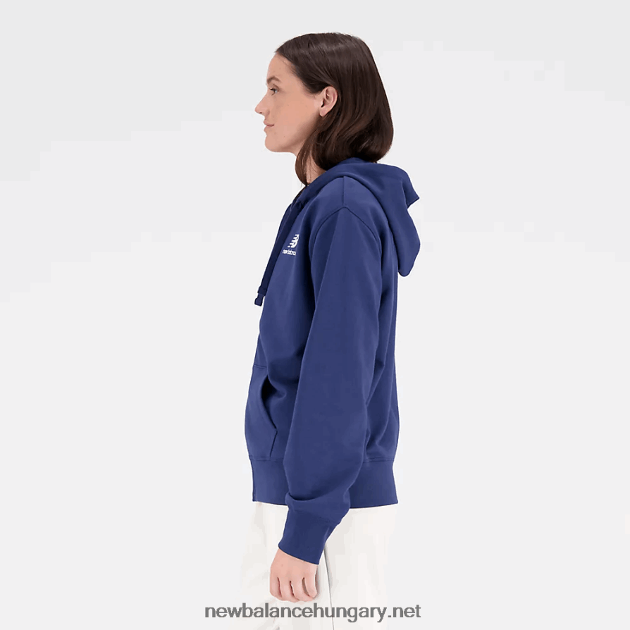 6XH8F03166 nők nb essentials halmozott logós teljes cipzáras pulcsi