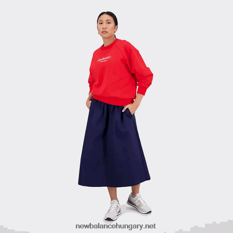 6XH8F03197 nők nb athletics ikongrafikus crew pulóver