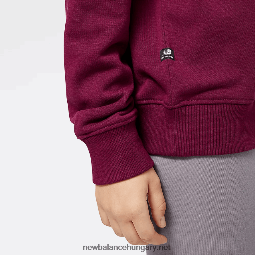 6XH8F03343 nők nb essentials puffmintás pulóver