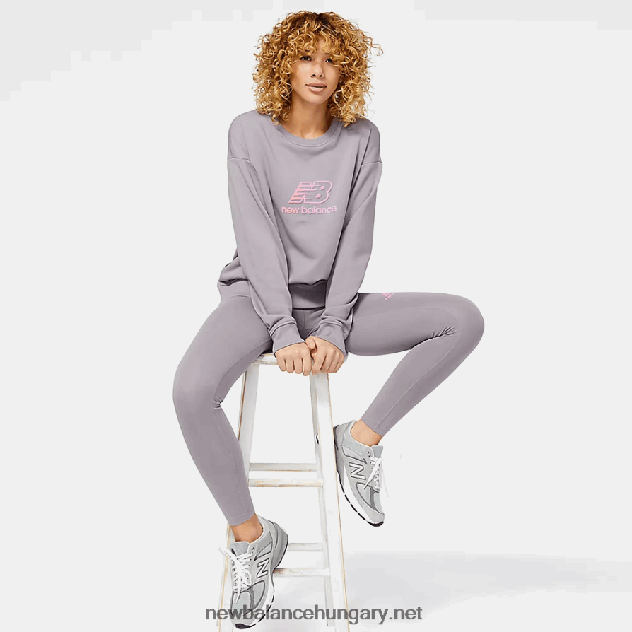 6XH8F03344 nők nb essentials puffmintás pulóver