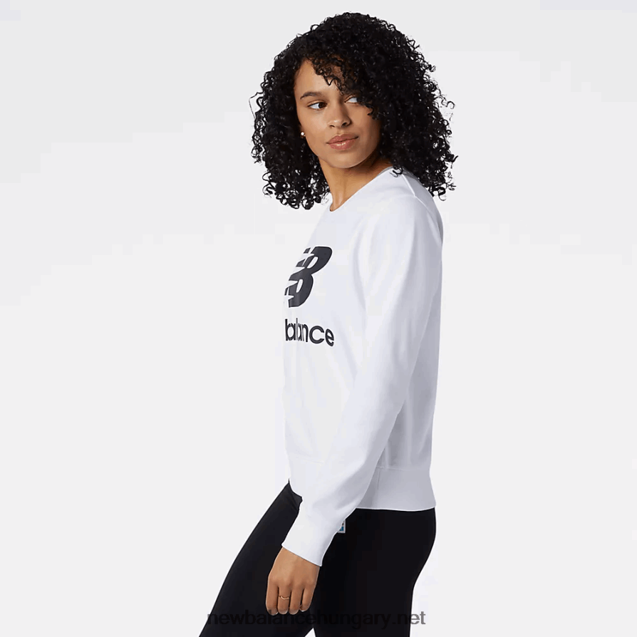 6XH8F03370 nők nb essentials crew gyapjú