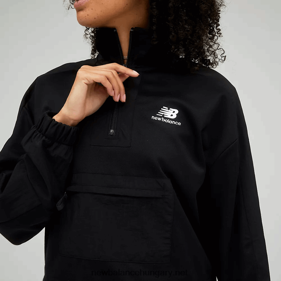 6XH8F03420 nők nb atlétika erősített qtr zip