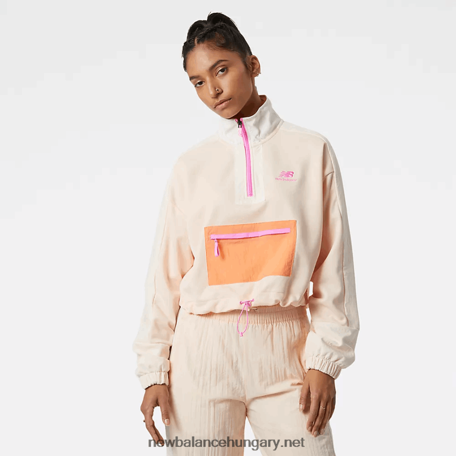 6XH8F03421 nők nb atlétika erősített qtr zip