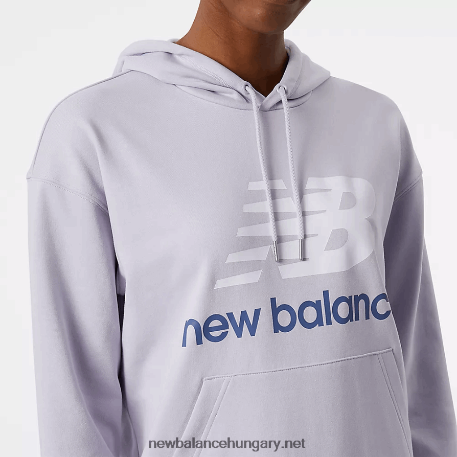 6XH8F03442 nők nb essentials egymásra rakott logós nagyméretű pulóver pulóver