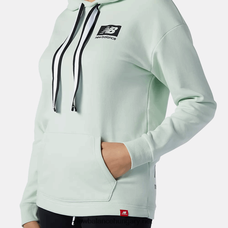 6XH8F03498 nők nb essentials id kapucnis pulcsi