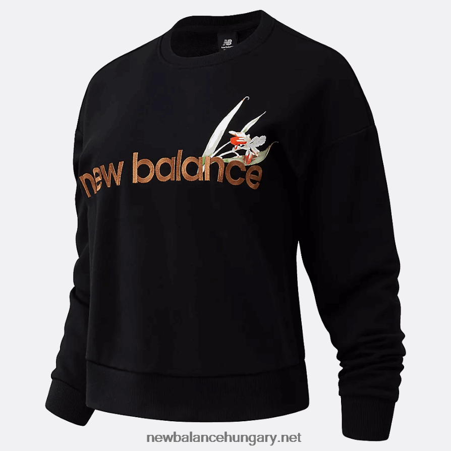 6XH8F03499 nők nb essentials botanical crew gyapjú