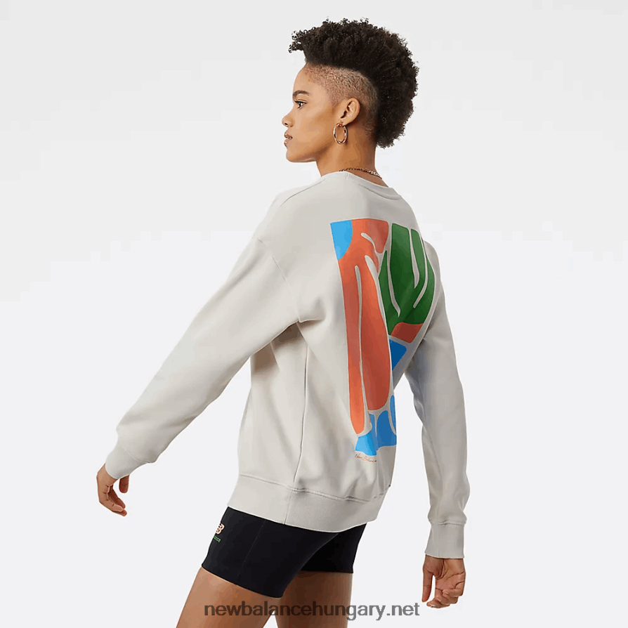 6XH8F06800 nők nb athletics kim van vuuren crew pulóver